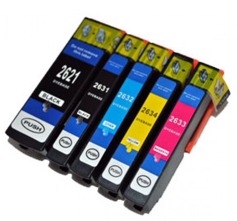 EPSON T26XL BLACK + PHOTO BK+ CYAN + MAGENTA+YELLOW ΣΥΜΒΑΤΟ SET 