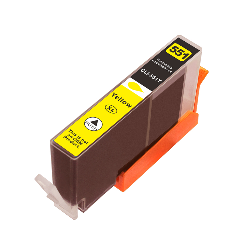 ΣΥΜΒΑΤΟ CANON CLI-551XL YELLOW PIXMA IP 7250, MG-5450, MG-5550, MG-6350, MG-7150, MX925