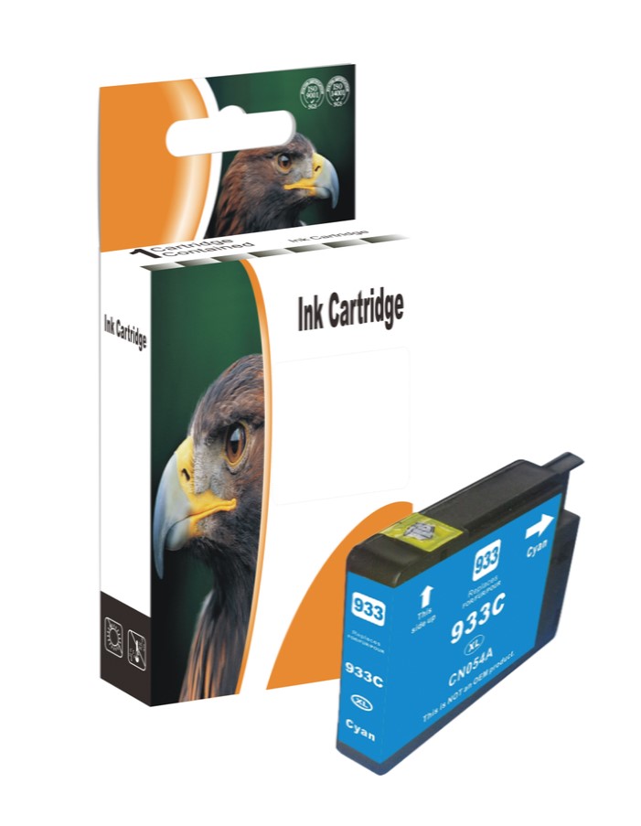 HP 933 XL Cyan Officejet 6100, 6600, 6700, 7110, 7612
