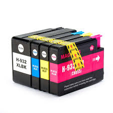 HP 932XL Black + 933XL C+M+Y COLORS SET 