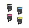 ΣΥΜΒΑΤΑ TONERS LEXMARK CS310, CS410, CS510 BLACK+CYAN+MAGENTA+YELLOW SET