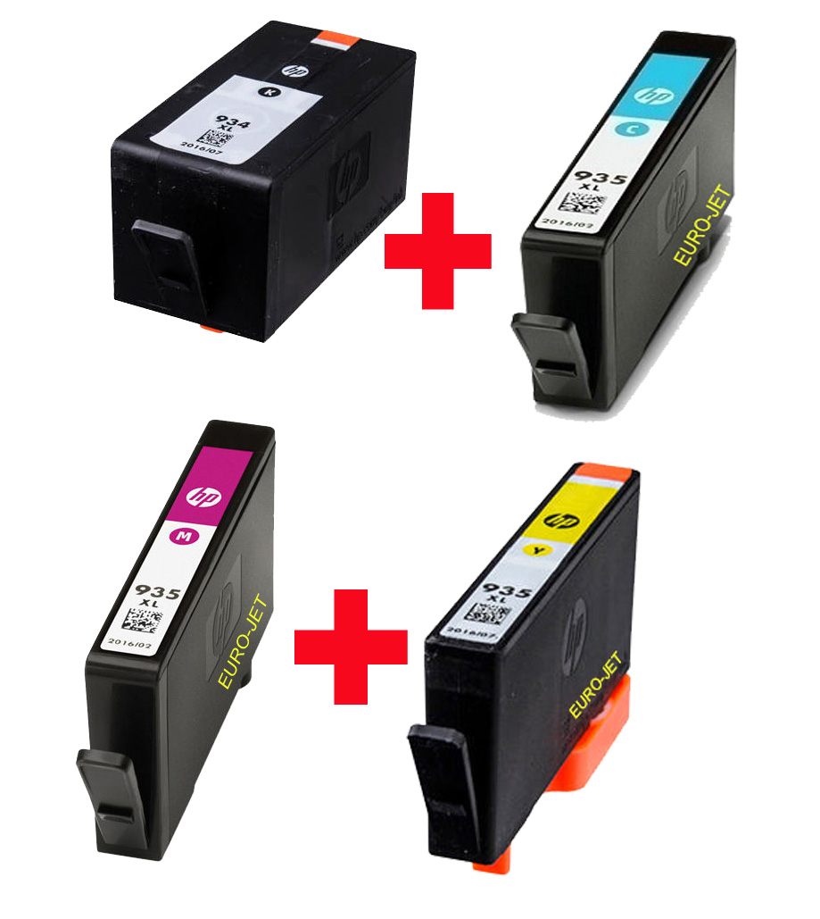 HP 934XL / 935XL ΣΥΜΒΑΤΟ SET BLACK+CYAN+MAGENTA+YELLOW