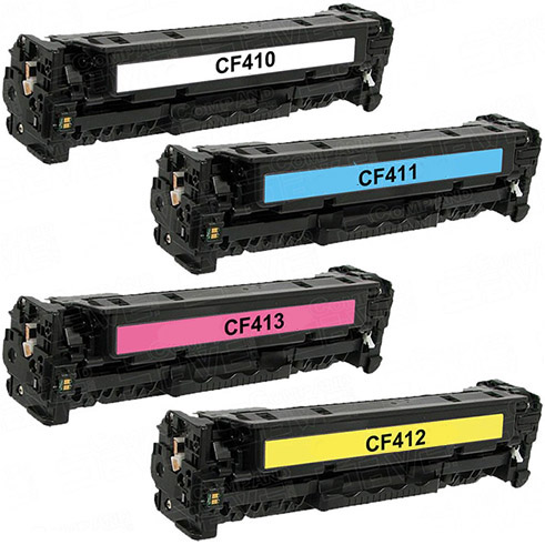 ΣΥΜΒΑΤΟ SET TONER  BK+C+Y+M (410A) CF410A/411A/412A/413A LaserJet Pro M452/ M377/ M477