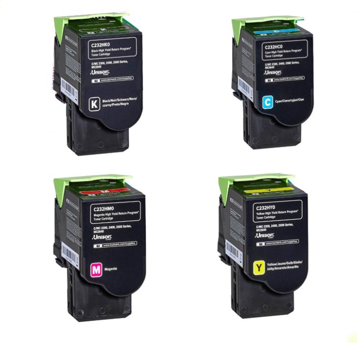 LEXMARK ΣΥΜΒΑΤΑ TONERS C/MC 2325, 2425, 2535, 2640 MULTIPACK