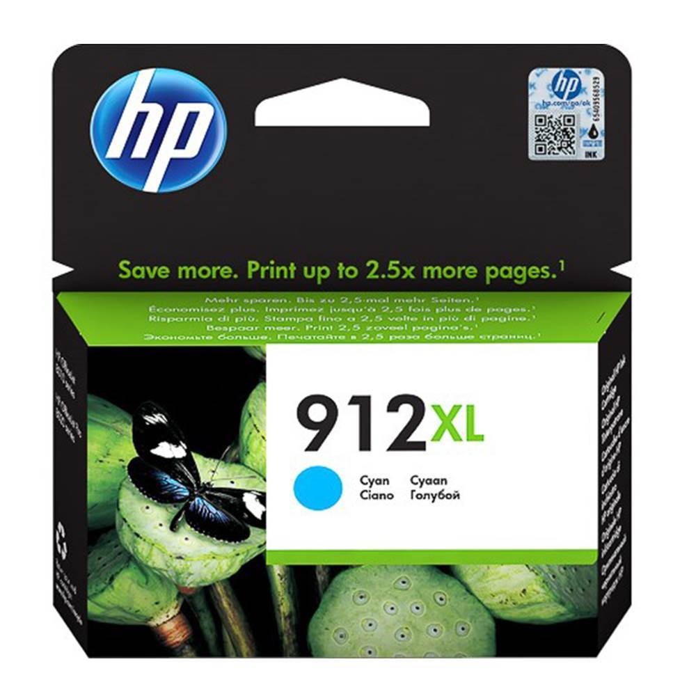 HP 912XL Cyan Original High Yield 825 Pages (3YL81AE)