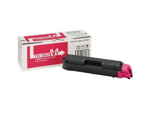 Kyocera TK-580M Toner Ματζέντα 2800 Σελίδων (1T02KTBNL0)