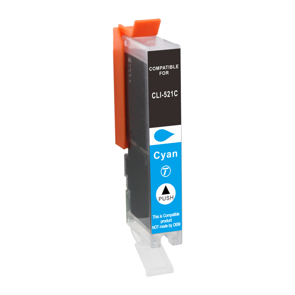ΣΥΜΒΑΤΟ CANON CLI-521 CYAN with chip