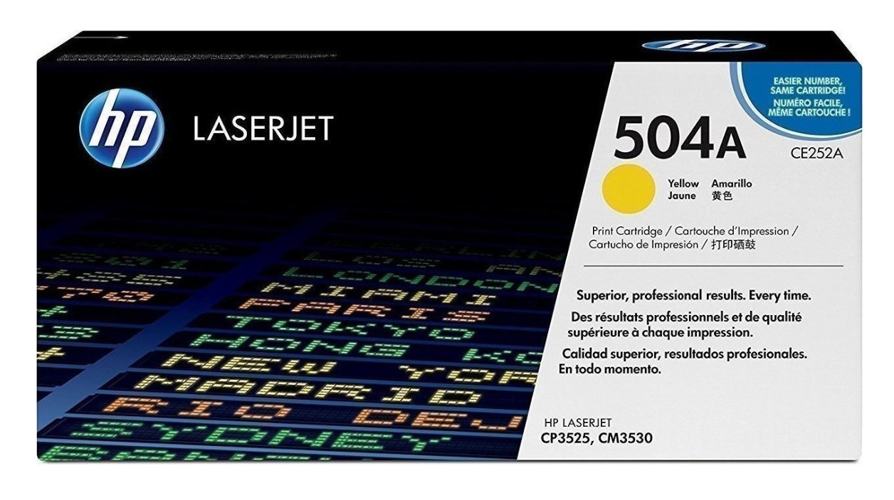 HP 504A Toner Laser Εκτυπωτή Κίτρινο 7000 Σελίδων (CE252A)