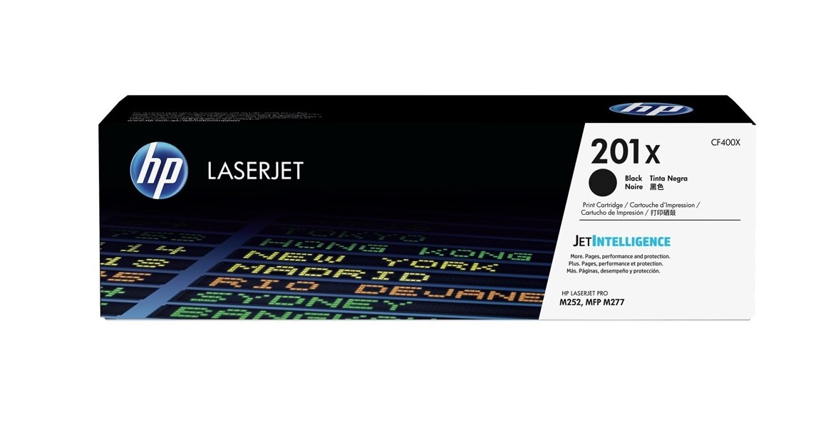 Toner HP 201X Black 2800Pgs (CF400X)