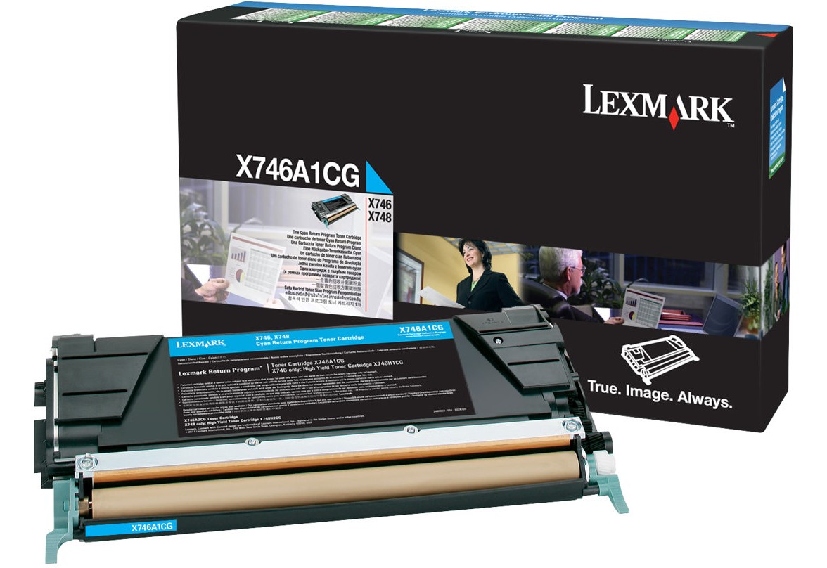 Lexmark C746A1CG Toner Laser Εκτυπωτή Κυανό Return Program 7000 Σελίδων