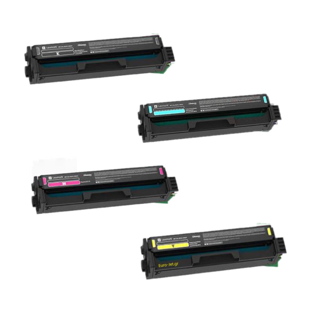 ΑΝΑΓΟΜΩΜΕΝΑ LEXMARK C3224 C3326  MC3224 MC 3326 C3426 TONERS SET (ΜΕ CHIP)