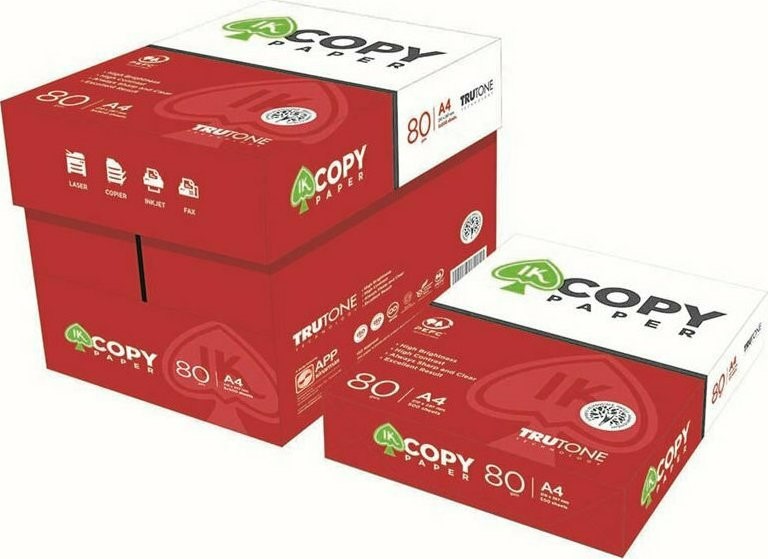 Ik Copy Paper ΧΑΡΤΙ ΕΚΤΥΠΩΣΗΣ A4 80GR/M² 5X500 ΦΥΛΛΑ