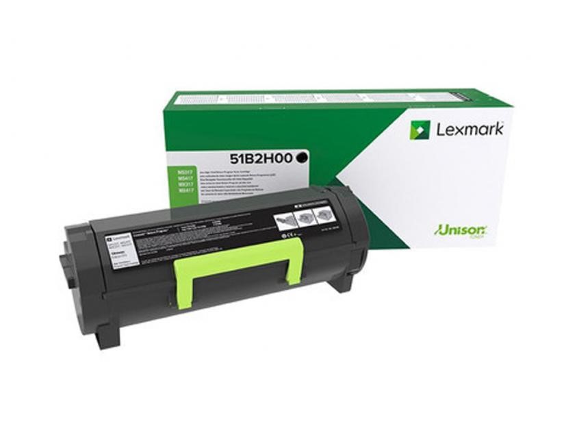 Lexmark 51B2H00 Γνήσιο Toner Laser Εκτυπωτή Μαύρο High Yield Return Program 8500 Σελίδων