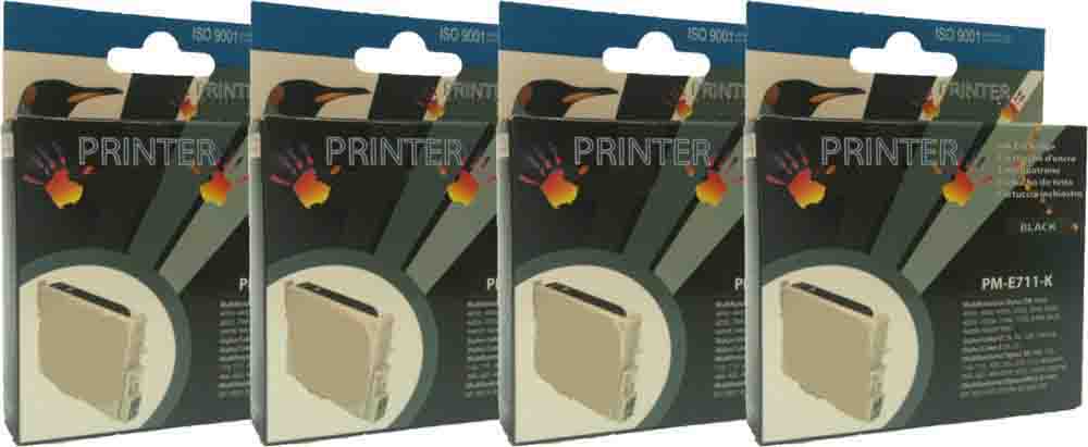 ΣΥΜΒΑΤΟ SET EPSON T0711 BLACK (4 ΤΕΜΑΧΙΑ)