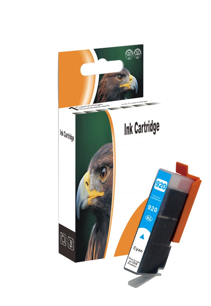 HP 920 XL CYAN WITH NEW CHIP