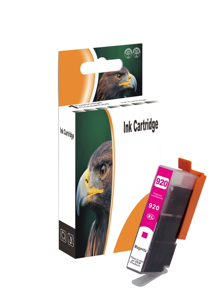 HP 920 XL MAGENTA WITH NEW CHIP